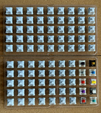 90x Keyboard RGB Switches: 80 LEOBOG Sky Blue (with Diffuser) + 10 Mixed Bundle