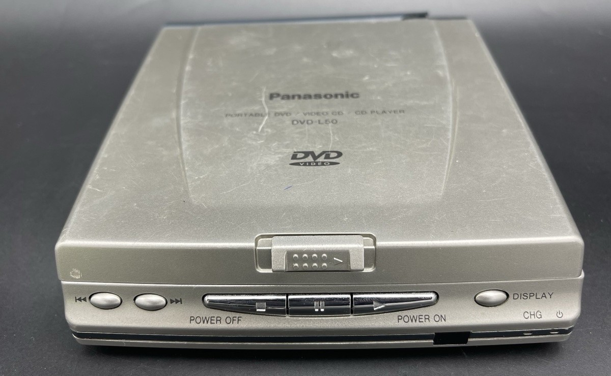 ⭐【バッグに入る】ポータブルDVD/ビデオCD/CDプレーヤー DVD－L50 Panasonic DVD L50 DVD/CD Player With Power cord No Battery Case