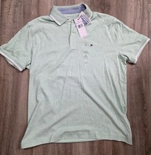 NWT Tommy Hilfiger Light Green Polo Mens L