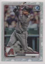 2020 Bowman Chrome Refractor 197/499 Eduardo Escobar #95 1u6