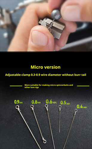 Micro Fishing Gear Wire Bending and Looping Device, Winding Device, Damper - Picture 8 of 20