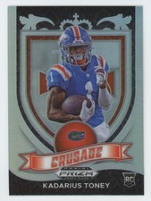 2021 Panini Prizm Draft Picks Silver Kadarius Toney Rookie Florida Gators #176