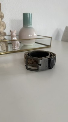 COACH GÜRTEL REVERSIBLE WENDEGÜRTEL HERREN DAMEN LEDER SIGNATURE CANVAS HERREN 
