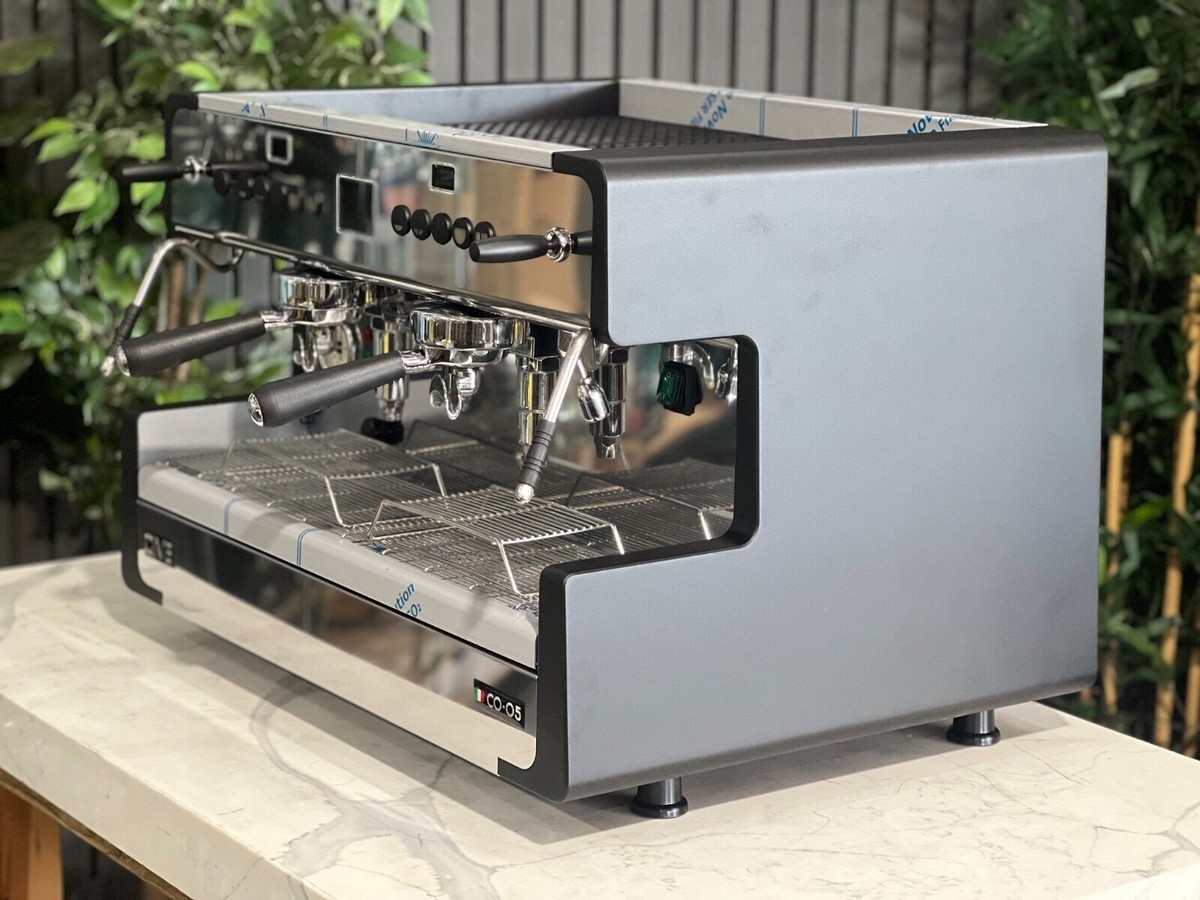 CIME CO-05 PID 2 GROUP ESPRESSO COFFEE MACHINE BRAND NEW BLACK
