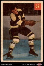 1954 Parkhurst #62 Gus Bodnar Bruins 1.5 - FAIR