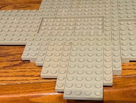 LEGO Space: Galaxy Explorer (497), complete, no box, one extra piece, baseplates