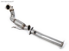 Milltek Edelstahl Ø76mm Downpipe + Kat-Ersatzrohr Seat Leon Cupra R Typ 1M