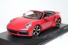Minichamps 1 18 Porsche 911 (992) Turbo S Cabriolet 2020 in red MINICHAMPS PORSC