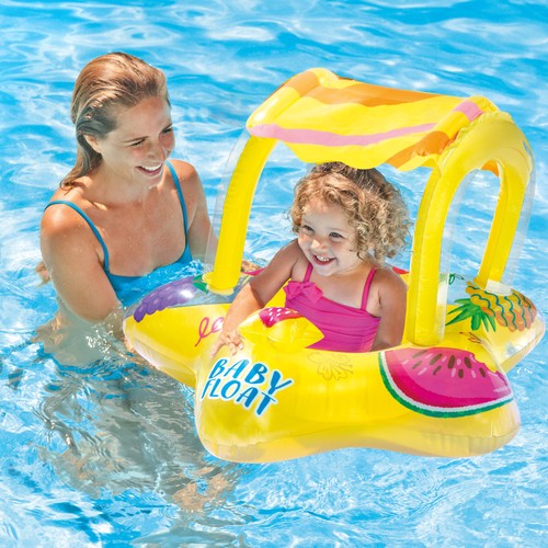 Intex Outdoor Pool aufblasbares schattiges Überdachung Seestern Baby Floß (gebraucht) - Bild 3 von 3