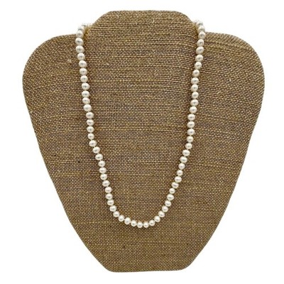 Real Pearls 18'' Vintage Strand w/ 14k gold Jacmel Clasp, Quiet Luxury Staple