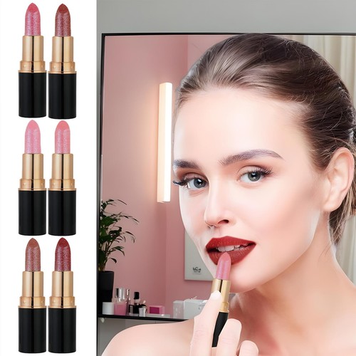 Diamond Shiny Glitter Liquid Lipstick Lip Gloss Waterproof Shimmer Glitter - Picture 8 of 18