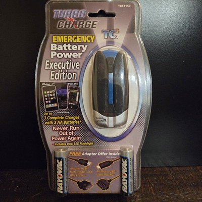 Turbo Charge TC2 Emergency Battery Power Executive Edition Retro Phone Charger