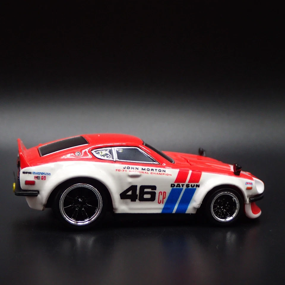 1970-1973 Datsun 240z Bre Race Car 1:64 Scale Collectible Diecast Modello Auto - Immagine 3 di 4