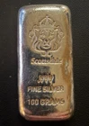 100 Gram Scottsdale Mint 999 Fine Silver FAST SHIPPING. 3.215 Troy Ounce