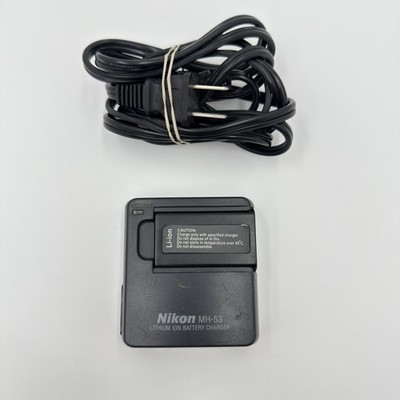 Nikon MH53 Battery Charger with Lithium Ion Battery Tested Working