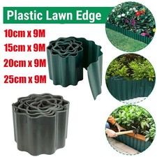 9M Fence Landscape Garden Lawn Edging Border Flexible Plant Grass Barriers Patio