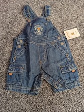Nwt Vintage Carter's Overalls Sz 6 Months Sea Dogs Explorer Denim Blue