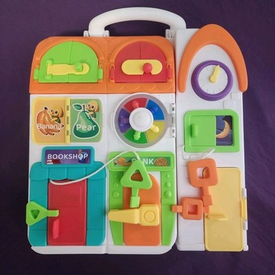 Bilingual Busy Board Early Learning Toddler Toys Works Tested 17 Activities 