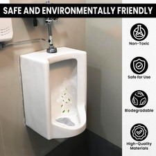 Urinal Screens Deodorizer 10 Pack Splash Guard Urinal Cakes - Odor Neutralizer