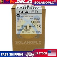 New Factory Sealed AB 1794-IA16 SER A Flex I/O 120VAC Input Module 1794IA16
