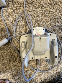 Sega Dreamcast White Game Console With 8 Games And Two Controllers Works Great