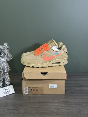 Size 11.5 - Nike Air Max 90 x OFF-WHITE Desert Ore 2019