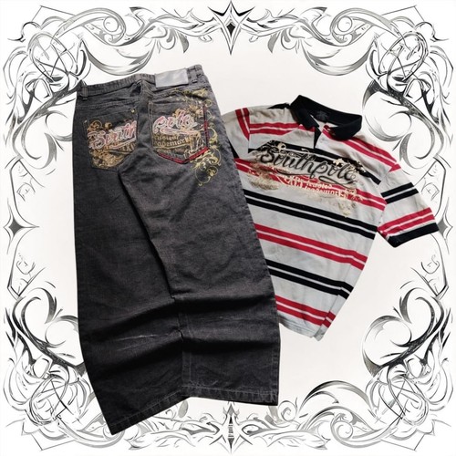 Southpole Unique 1/1 W36-XL Red Tab Baggy Jeans Y2k Jesse Pinkman Grail Vintage