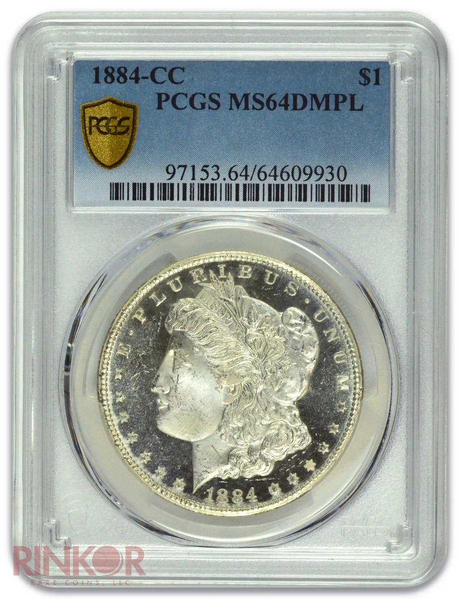 Carson City Grade MS 64 1884 Year Morgan US Dollars (1878-1921