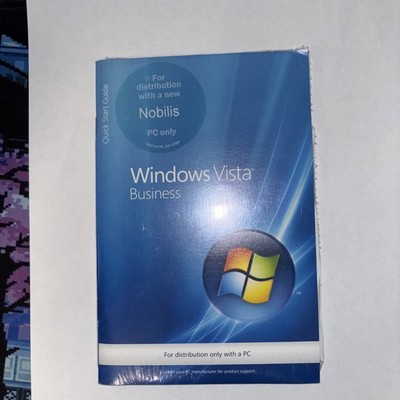 Windows Vista OS for Business Full Edition Quick Start Guide!