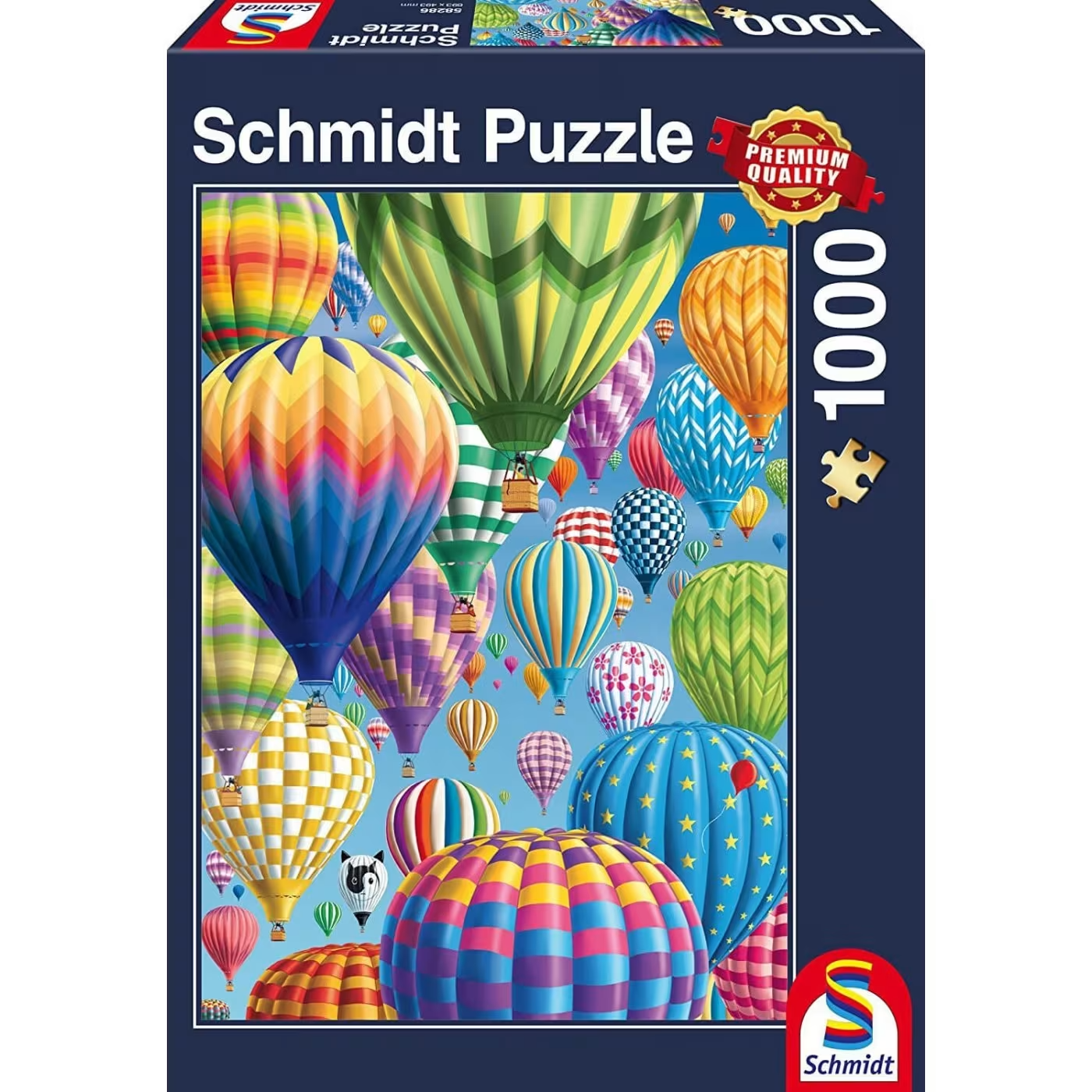 Schmidt Colourful Balloons In The Sky Jigsaw Puzzle (1000 Pieces)