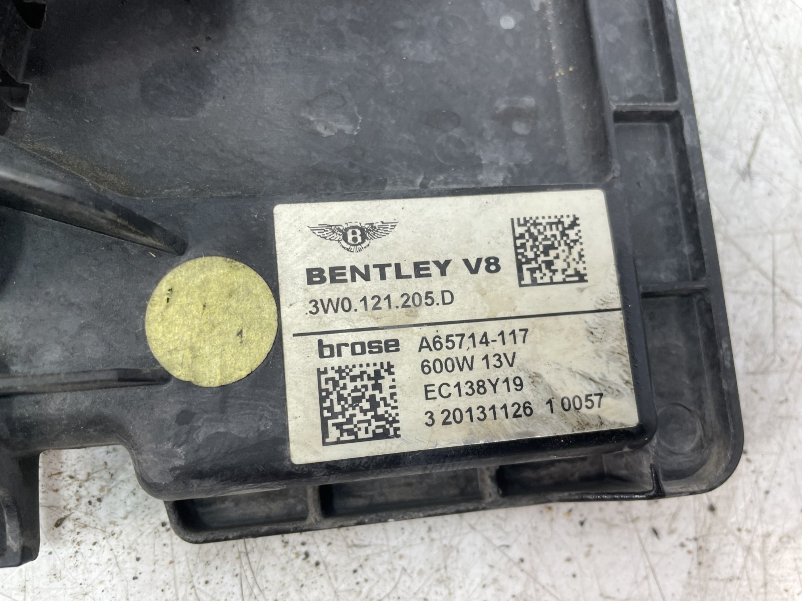 ✅ 13-17 OEM Bentley Continental GT 4.0L Radiator Cooling Fan Motor Assembly