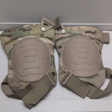 Multicam Tactical Knee Pads Adjustable Padded Hard Shell, One Size