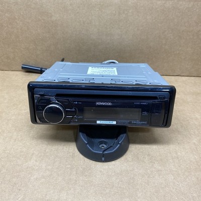 Kenwood KDC-452U Single-DIN Receiver CD Player Aux USB Bluetooth w Trim & Sleeve
