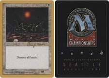 Armageddon - Sideboard - Brian Hacker - 1998 ~ Lightly Played World Championship