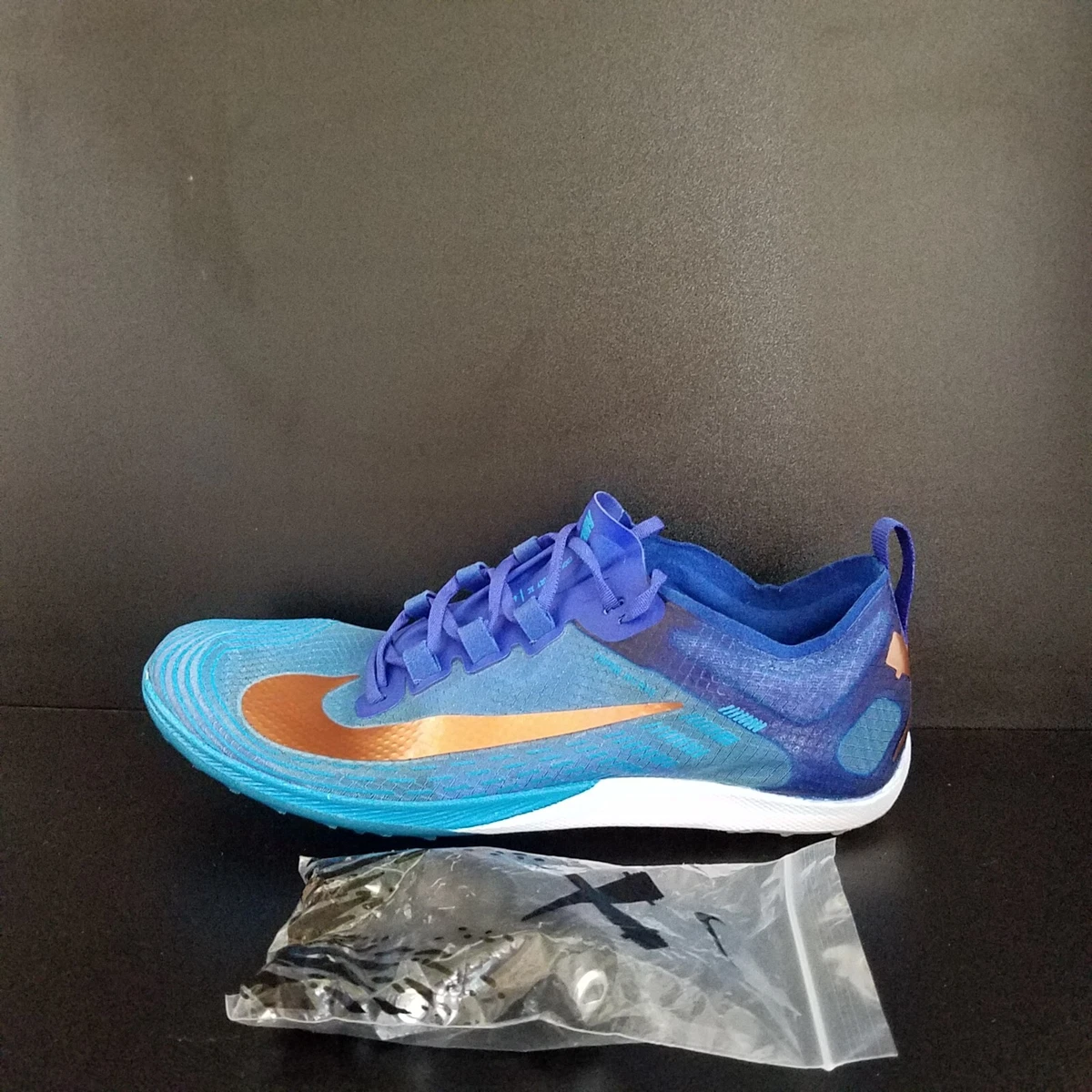 ナイキ 靴 Nike Zoom Victory 5 XC Track Cross Spike Shoes Blue AJ0847-401