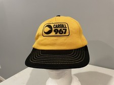 Vintage Cargill Seeds 967 SnapBack Trucker ALL Pad Cap USA Yellow