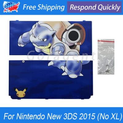 NEW Edition Pokemon Blastoise Housing Shell For Nintendo New 3DS 2015 ...