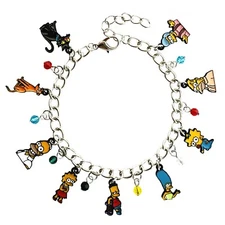 Simpsons Colored Charm Bracelet