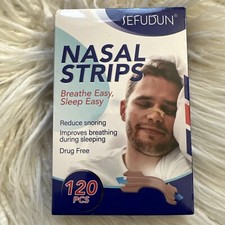 Nasal Strips Extra Strength 120 PACK 2.6 0.7inch Improve Sleep Reduce Snoring