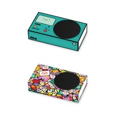 OFFICIAL ADVENTURE TIME GRAPHICS VINYL SKIN DECAL FOR XBOX SERIES S CONSOLE