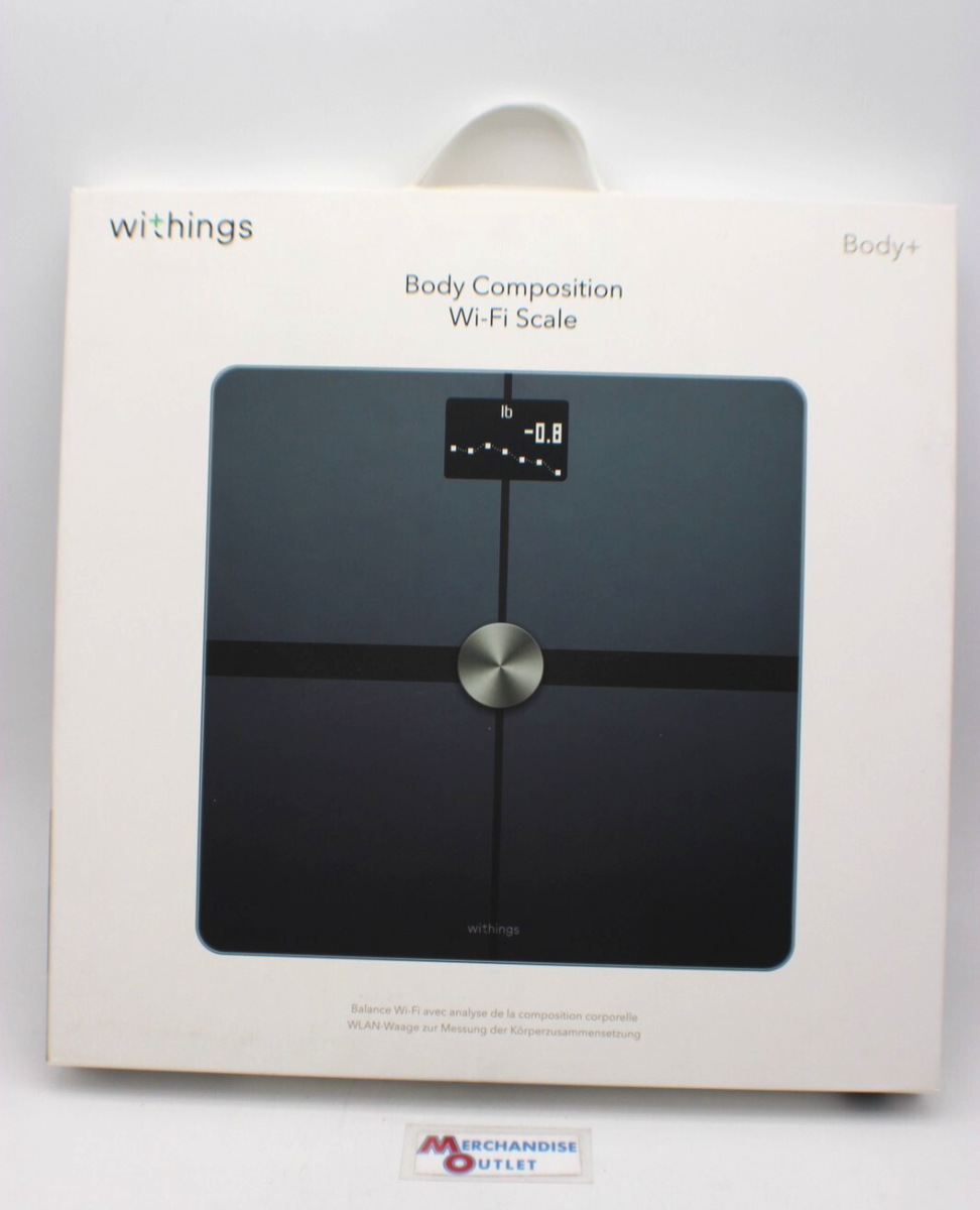 Withings Body+ Body Composition Smart Wi-Fi Scale - Black for sale