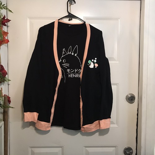 Studio Ghibli 2 Piece Set Button-Down Cardigan W/