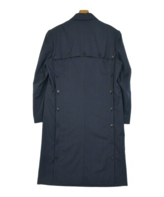 JOHN LAWRENCE SULLIVAN Chester Coats Navy(Stripe Pattern