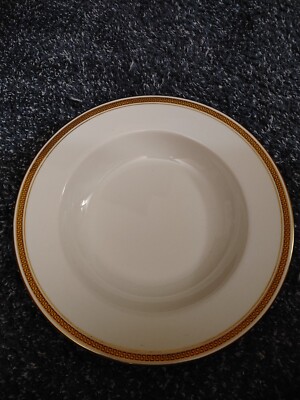 Keeling & Co. Losol Ware Rim Soup Bowl(s) Greek Key on Gold KEE3 - England