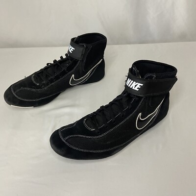 Nike Speed Sweep VII Wrestling Shoes 366683-001 - Black & White Men\'s Size 11.5 Nike Speed Sweep VII Wrestling Shoes 366683-001 Black White  main image 2