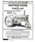 John Deere B General Purp. Operators Instruction Manual