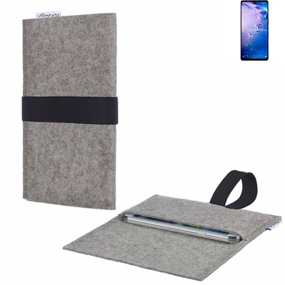 für Sharp Aquos Zero6 Handyhülle Tasche Filz Schutz Case