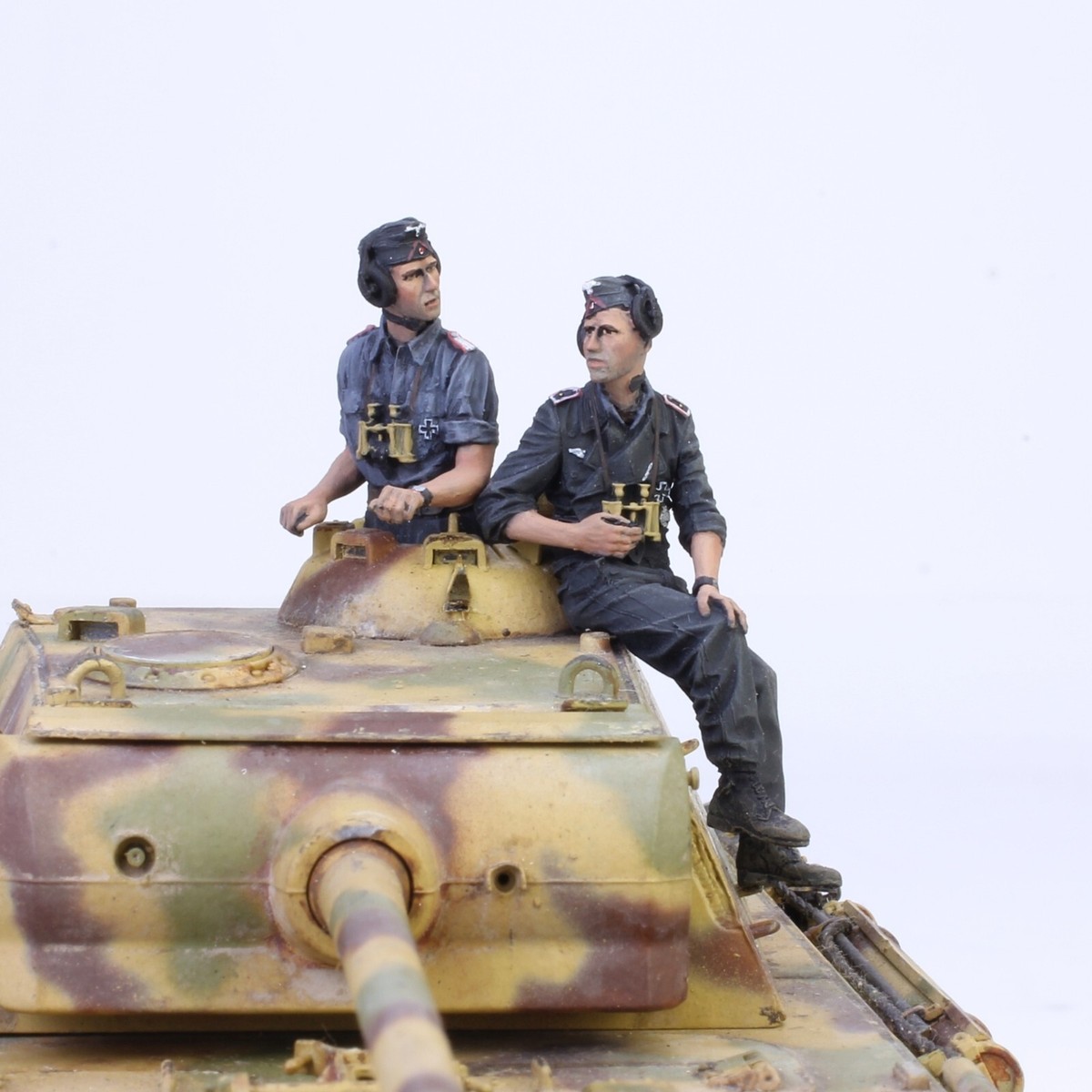 Figurine Métallique Soldat Tankiste Allemand WW2 - Miniature P97, Occasion, Collection Militaire