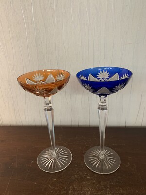 Satz Von 2 -kelche Champagner Kristall- (Preis aus La Paar)