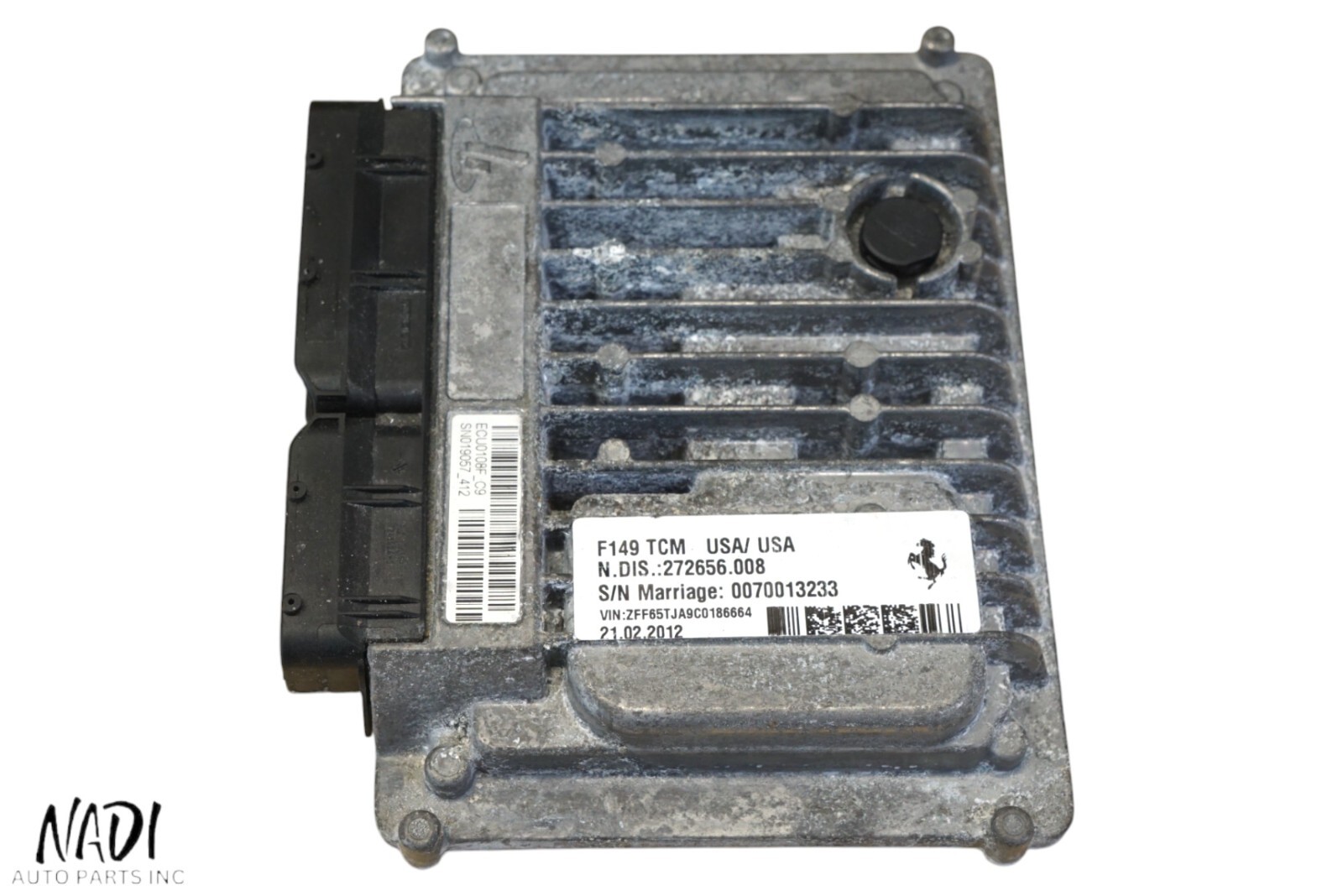 2009 - 2014 FERRARI CALIFORNIA TRANSMISSION CONTROL MODULE TCM OEM 275656 +NOTE